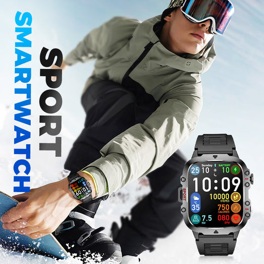 Robuust smartwatch voor buiten - 100+ sportmodi