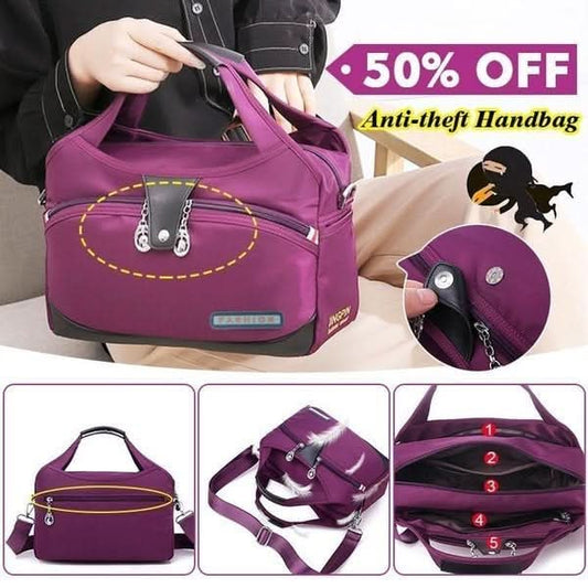 🔥HELEMAAL HOT – 50% KORTING!👜 Modebewuste Anti-diefstal Schoudertas
