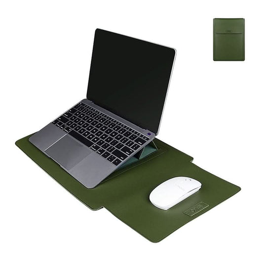Laptophoes met standaard en muismat