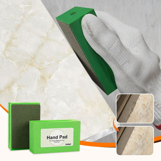 Veelzijdige hand schuur- en polijst spons pad van siliciumcarbide