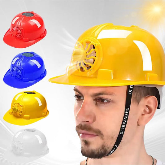 ⛑️Summer Ventilated Safety Helmet with Solar-Powered Fan⛑️🔥