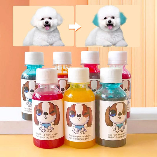 Niet-giftige semi-permanente haarverf voor huisdieren