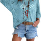 ⏰ 50% korting 🔥 Hot Sale - Dames top in bohemian stijl met beige haakwerk en V-hals