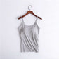 Halster vest voor dames - ingebouwde gewatteerde bh vest