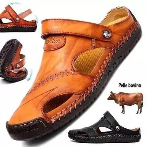 【Handgemaakt】Hoge kwaliteit zacht lederen casual sandalen voor mannen
