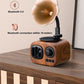 ❤️Retro houten fonograaf Bluetooth luidspreker