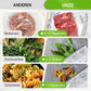 🔥Wereldwijde bestseller🍗 Tijdelijke aanbieding! Koop 3 en krijg 2 gratis🥦Herbruikbare aluminiumfolie verzegelbare opbergzakken