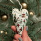 💥Vroege kerstuitverkoop €9,99 💖DIY hartvormig handgeborduurd kerstornament/insigne pakket