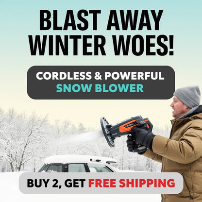 🌨️ Elektrische Auto Sneeuwblazer – Handheld Ontdooier met Dubbele Snelheidsinstellingen voor Snelle Voorruit- & Spiegelreiniging 🚗💨