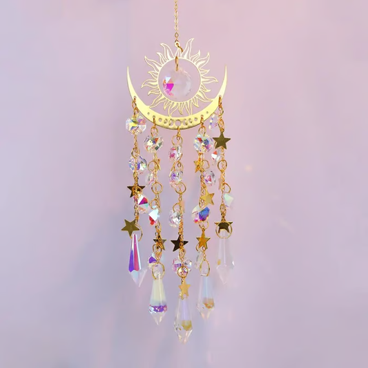 ✨Kristallen zonnevanger, binnen- en buitendecoratie voor raam, slaapkamer, binnenplaats, tuin☪️