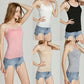 Halster vest voor dames - ingebouwde gewatteerde bh vest