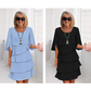 🎁 2026 Nieuw Binnen 50% KORTING 💥 Elegante Gelaagde Jurk met Ruchesmouwen voor Dames – Luchtig, Vrouwelijk & Tijdloos
