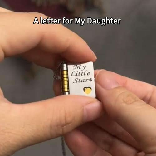 🔥🔥Mijn kleine sterrenboek-ketting voor dochter, verjaardagscadeau, afstudeersieraad van liefde