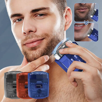 💥Limited Time Sale 49% OFF💥 Transparent Mini Electric Shaver with Low Noise - The best gift for men!