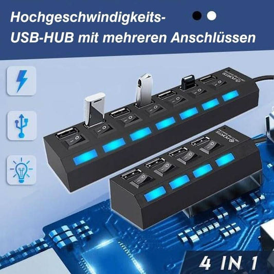 Snelle USB-hub met meerdere poorten