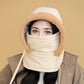 🧢❄️Dikke Thermo Hoed met Gezichtsmasker – Het mooiste cadeau voor uw gezin!!🎁🎁