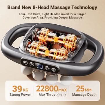 🔥Massagepistoolset met 8 massagekoppen