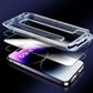 Snel aan te brengen anti-stof en blauw licht scherm privacy protector voor iPhone