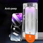 Snel aan te brengen anti-stof en blauw licht scherm privacy protector voor iPhone