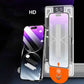 Snel aan te brengen anti-stof en blauw licht scherm privacy protector voor iPhone
