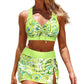 🔥👙Dames badpak in grote maten tweedelig