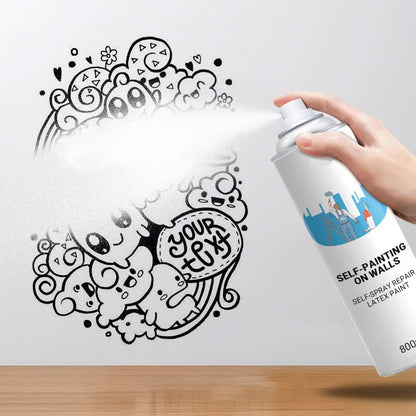Witte Muur Renovatie & Reparatie Latex Spuitverf