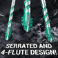 Greene® 4PCS Premium 4-spoed getande boorkantset