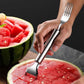 2-in-1 roestvrijstalen fruitsnijder met vork