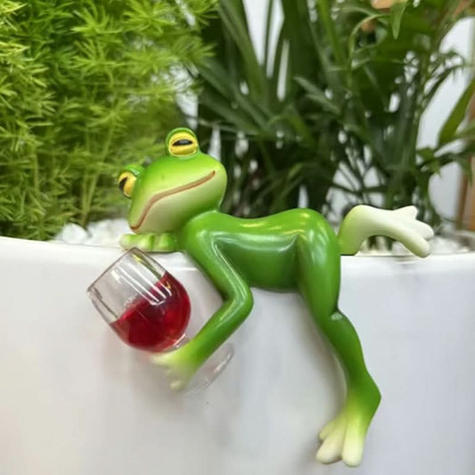 🐸Miniatuur Kikkerbeeldjes Plantdecoraties🍷
