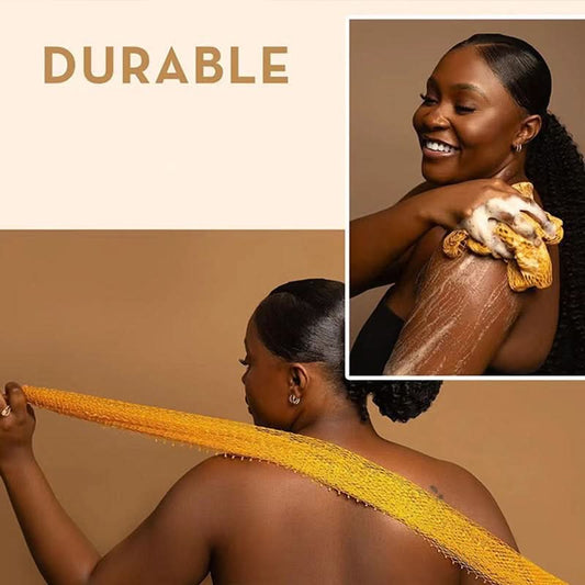 🛁Perfecte badhanddoek. Goede partner voor het baden met Effectieve exfoliërende mesh spons