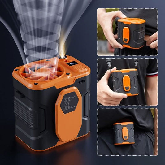 Draagbare Super Koeling Taille Hangende Ventilator