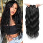Tijdelijke halfjaarlijkse uitverkoop🔥Golvende clip-in hair topper met pony voor dunner wordend haar