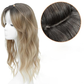 Tijdelijke halfjaarlijkse uitverkoop🔥Golvende clip-in hair topper met pony voor dunner wordend haar