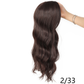 Tijdelijke halfjaarlijkse uitverkoop🔥Golvende clip-in hair topper met pony voor dunner wordend haar