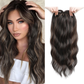 Tijdelijke halfjaarlijkse uitverkoop🔥Golvende clip-in hair topper met pony voor dunner wordend haar