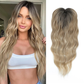 Tijdelijke halfjaarlijkse uitverkoop🔥Golvende clip-in hair topper met pony voor dunner wordend haar