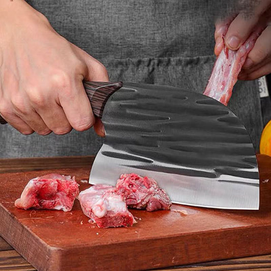 Roestvrijstalen keukenmes met ergonomisch handvat