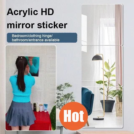 DIY acryl zachte spiegelstickers
