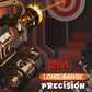 Gatling elektrische waterblaster met verlichting en rookeffect