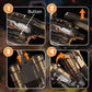 Gatling elektrische waterblaster met verlichting en rookeffect