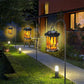 ✨🔥 Verbetere zonneverlichte lantaarn met flakkerend vlam-effect – waterdicht en ideaal voor buiten