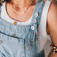 🌸Vintage bloemen denim jumpsuit