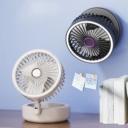 💥Hot Sale💥 4-in-1 draagbare opvouwbare ventilator met licht