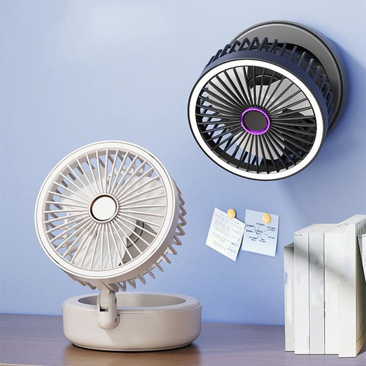 💥Hot Sale💥 4-in-1 draagbare opvouwbare ventilator met licht