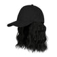 💜2-in-1 Curly Hair Baseball Cap Pruik💜