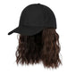 💜2-in-1 Curly Hair Baseball Cap Pruik💜
