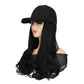 💜2-in-1 Curly Hair Baseball Cap Pruik💜