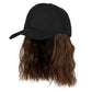 💜2-in-1 Curly Hair Baseball Cap Pruik💜