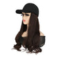 💜2-in-1 Curly Hair Baseball Cap Pruik💜