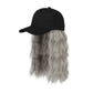💜2-in-1 Curly Hair Baseball Cap Pruik💜